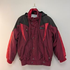 Men's Red and Black Jacket
